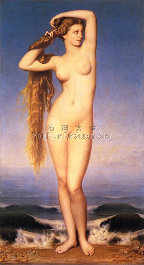 La Naissance de Venus( The Birth of Venus) - 尤金·埃马纽埃尔·阿毛里·杜瓦尔